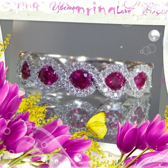 🌺🌴🌺 NWOT:  OVAL CUT RUBY RING 🌺🌴🌺 - Picture 6 of 6